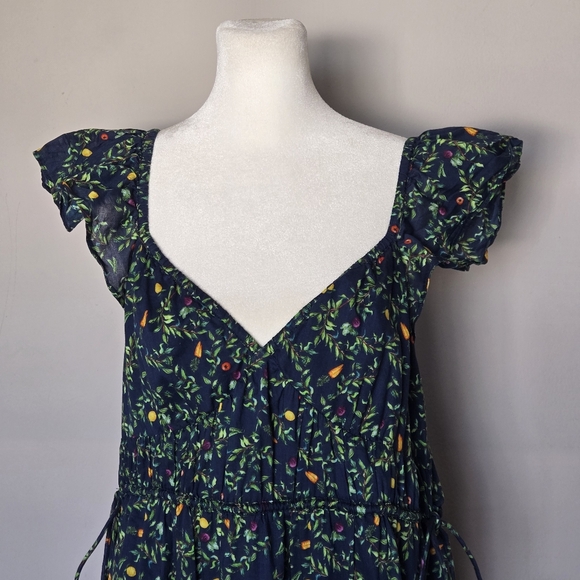 Hill House Lucia Dress Midnight Garden Babydoll Size L - Picture 5 of 11